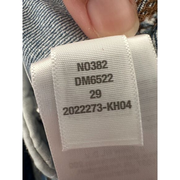 Madewell The Perfect Vintage Mid-Length Cargo Jean Short in Fernlane Wash Sz 29 - Picture 7 of 8